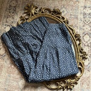 Brandy floral tiered maxi skirt